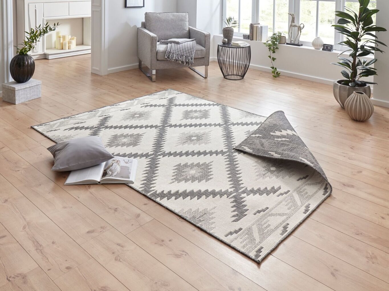 Kaksipuolinen ulkomatto NORTHRUGS Malibu, 120x170 cm hinta ja tiedot | Isot matot | hobbyhall.fi