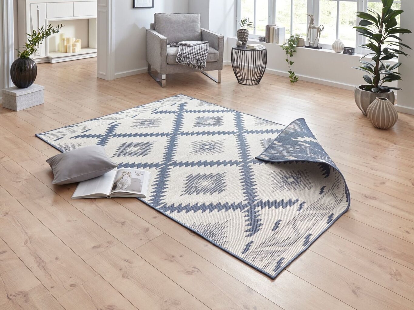 Kaksipuolinen ulkomatto NORTHRUGS Malibu, 120x170 cm hinta ja tiedot | Isot matot | hobbyhall.fi