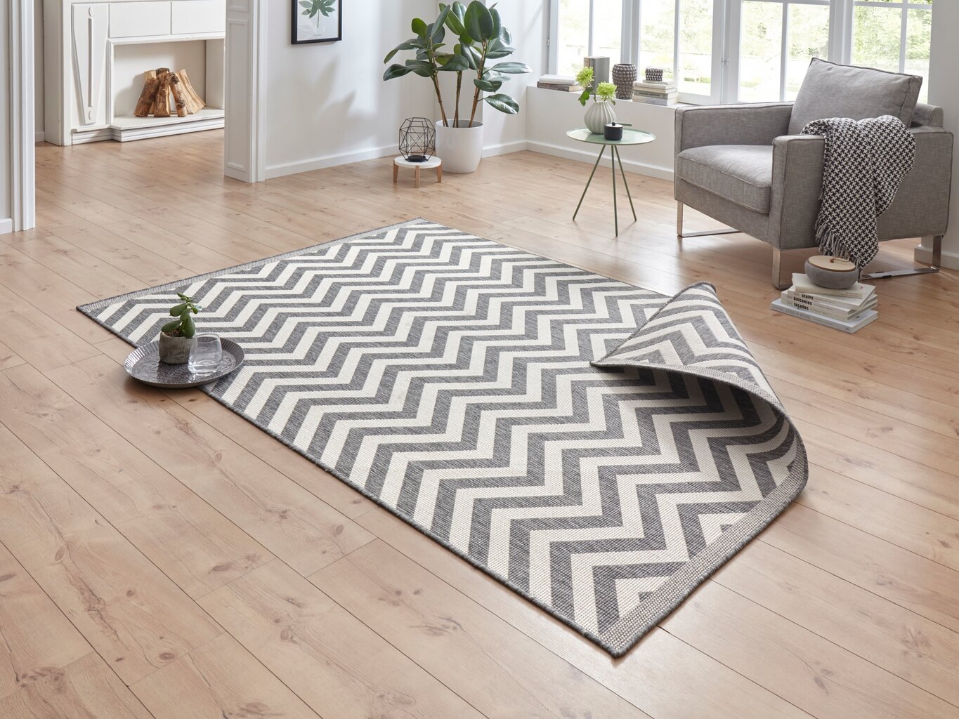 Kaksipuolinen ulkomatto NORTHRUGS Palma, 80x150 cm hinta ja tiedot | Isot matot | hobbyhall.fi