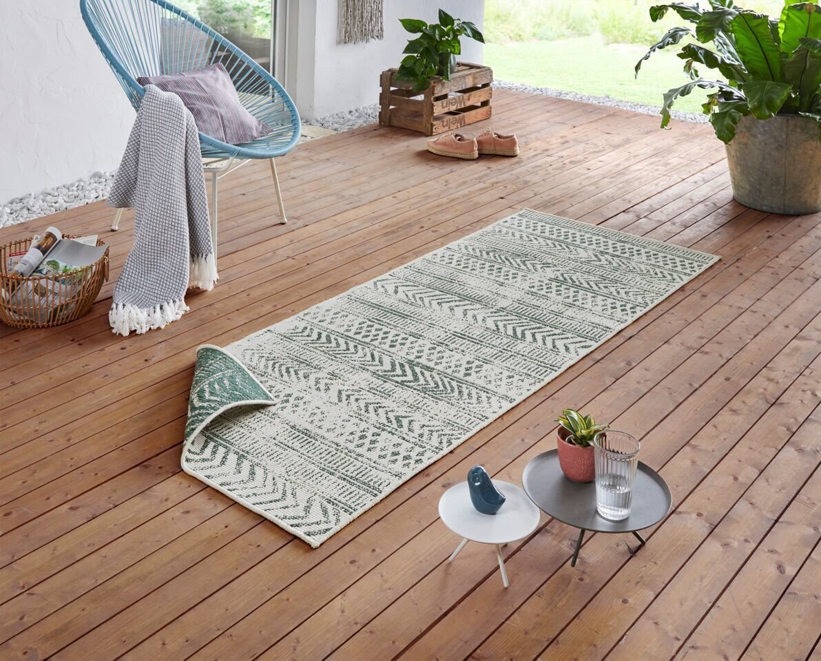 NORTHRUGS kaksipuolinen ulkomatto Biri, 80x250 cm hinta ja tiedot | Isot matot | hobbyhall.fi