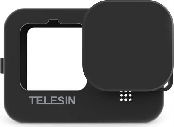 Telesin silikonikotelo GoPro Hero 9 / Hero 10 kameroille, musta hinta ja tiedot | Videokameralaukut | hobbyhall.fi