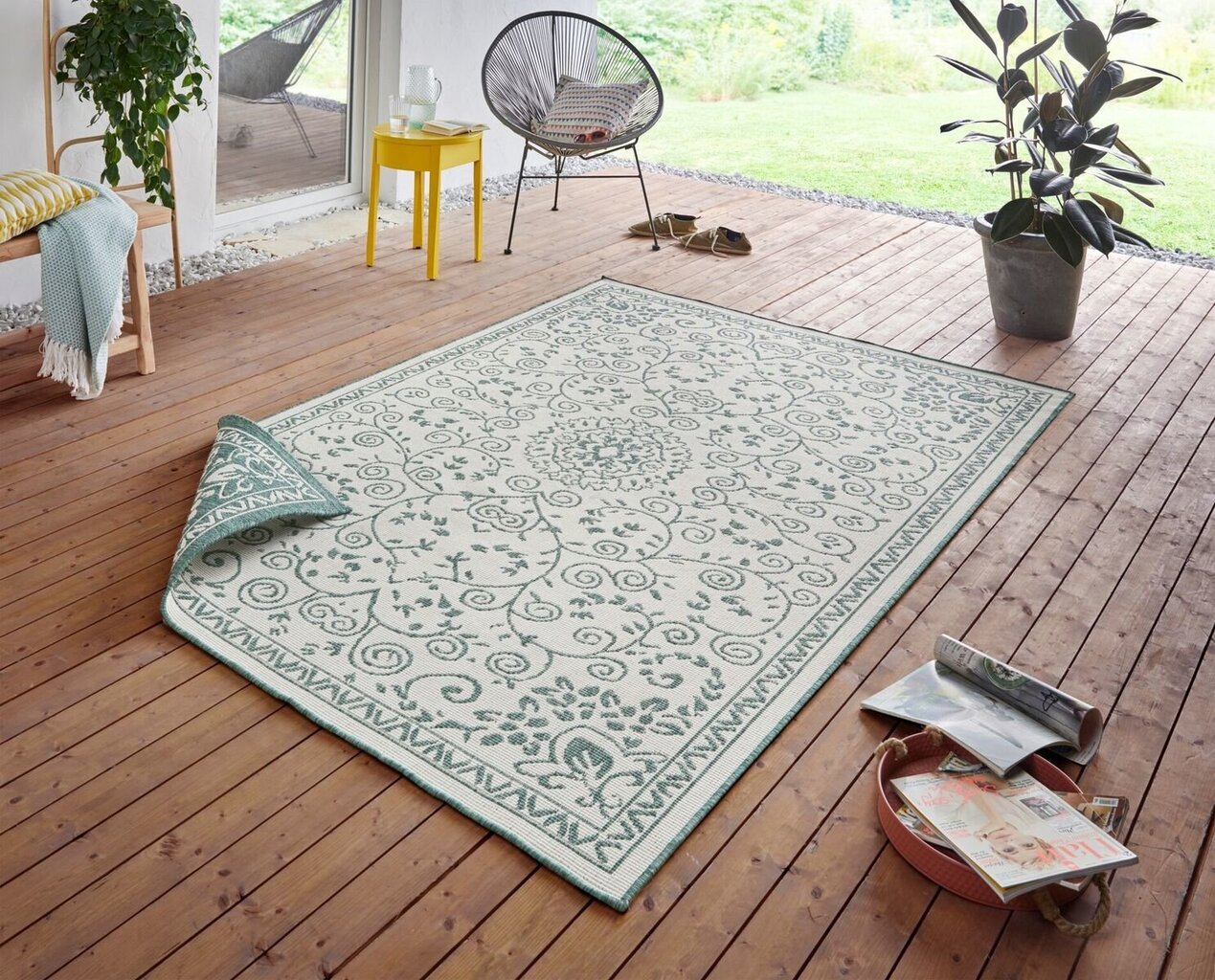 Kaksipuolinen ulkomatto NORTHRUGS Leyte, 80x150 cm hinta ja tiedot | Isot matot | hobbyhall.fi