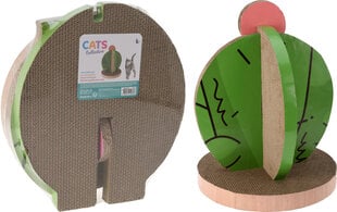 Kissan raapimispylväs Cats Collection Cactus, ruskea/vihreä hinta ja tiedot | Raapimispuut ja kiipeilypuut | hobbyhall.fi