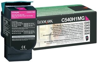 Lasertulostin väri Lexmark (C540H1MG) Return, violetti hinta ja tiedot | Laserkasetit | hobbyhall.fi