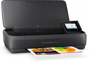 HP OfficeJet 250 Mobile A4, Wifi, Color, All in One hinta ja tiedot | Tulostimet | hobbyhall.fi