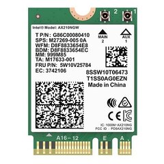 Wi-Fi 6E ja Bluetooth 5.2, M.2 adapter, 3000Mbps, 2.4GHz, 5GHz, 6GHz hinta ja tiedot | Comfast Tietokoneet ja pelaaminen | hobbyhall.fi