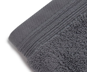 Tekstiilikompanii Monaco -kasvopyyhe, tummanharmaa, 30 x 50 cm hinta ja tiedot | Pyyhkeet | hobbyhall.fi
