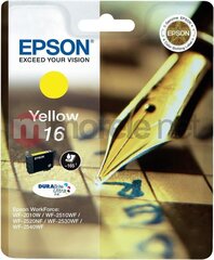 EPSON 16 ink cartridge yellow kaina ir informacija | Mustekasetit | hobbyhall.fi