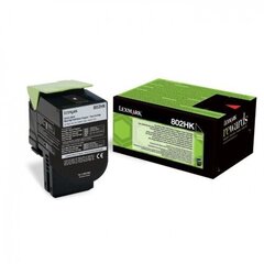Lexmark 80C2HK0 Cartridge, Black, 4000 p hinta ja tiedot | Laserkasetit | hobbyhall.fi