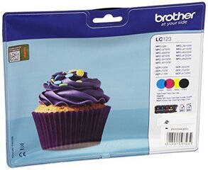 Brother LC-123 Ink Cartridge, Black, Cya hinta ja tiedot | Laserkasetit | hobbyhall.fi