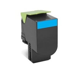 Lexmark 80C2SCE Cartridge, Cyan, 2000 pa hinta ja tiedot | Laserkasetit | hobbyhall.fi