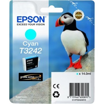 Epson T3242 SC-P400 Cyan hinta ja tiedot | Laserkasetit | hobbyhall.fi