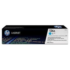 HP Toner 126A cyan HV hinta ja tiedot | Laserkasetit | hobbyhall.fi