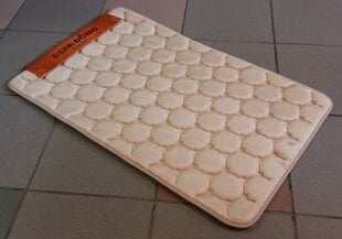 Kylpyhuonematto Memory Foam "Benedomo" 50x80, beige hinta ja tiedot | Kylpyhuoneen sisustus | hobbyhall.fi