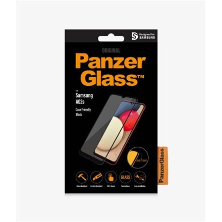 PanzerGlass 7262, Samsung Galaxy A02s -puhelimeen, läpinäkyvä hinta ja tiedot | Näytönsuojakalvot ja -lasit | hobbyhall.fi