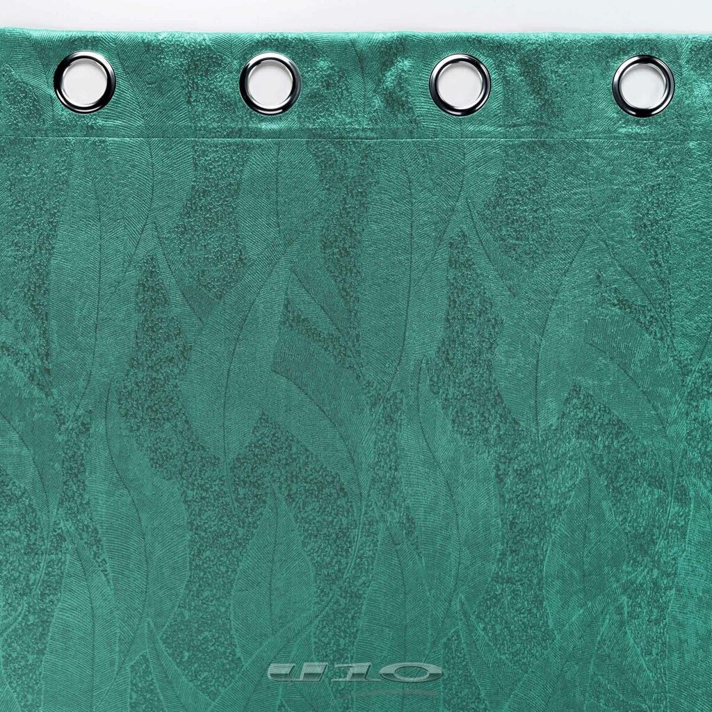 Douceur d'Intérieur Melodie -pimennysverho, vihreä, 135 x 280 cm hinta ja tiedot | Verhot | hobbyhall.fi
