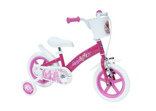 Lasten pyörä Huffy Princess 12" Bike, pinkki/valkoinen hinta ja tiedot | Polkupyörät | hobbyhall.fi