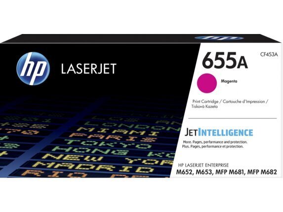 HP 655A LaserJet Toner Cartridge Magenta hinta ja tiedot | Laserkasetit | hobbyhall.fi