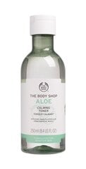 Rauhoittava kasvovesi The Body Shop Aloe Vera 250 ml hinta ja tiedot | Kasvojen puhdistusaineet | hobbyhall.fi