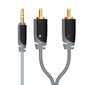 Kaapeliliitäntä Stereo RCA SINOX SXA3401, 1,0 m hinta ja tiedot | Kaapelit ja adapterit | hobbyhall.fi