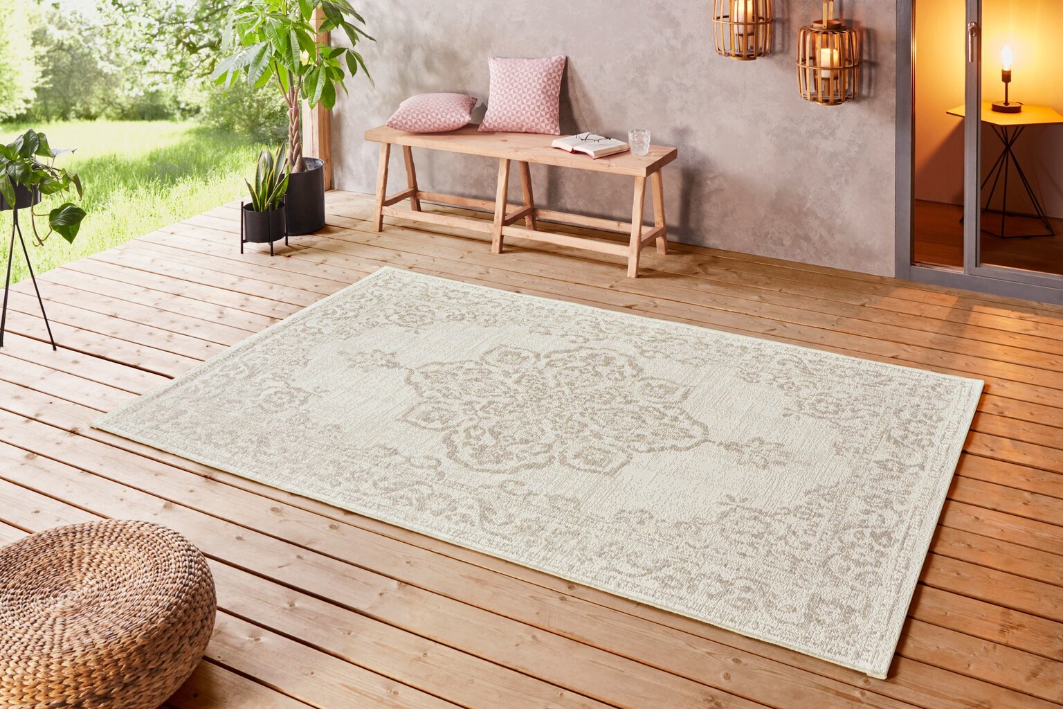 Ulkomatto NORTHRUGS Beach Tilos, 160x230 cm hinta ja tiedot | Isot matot | hobbyhall.fi