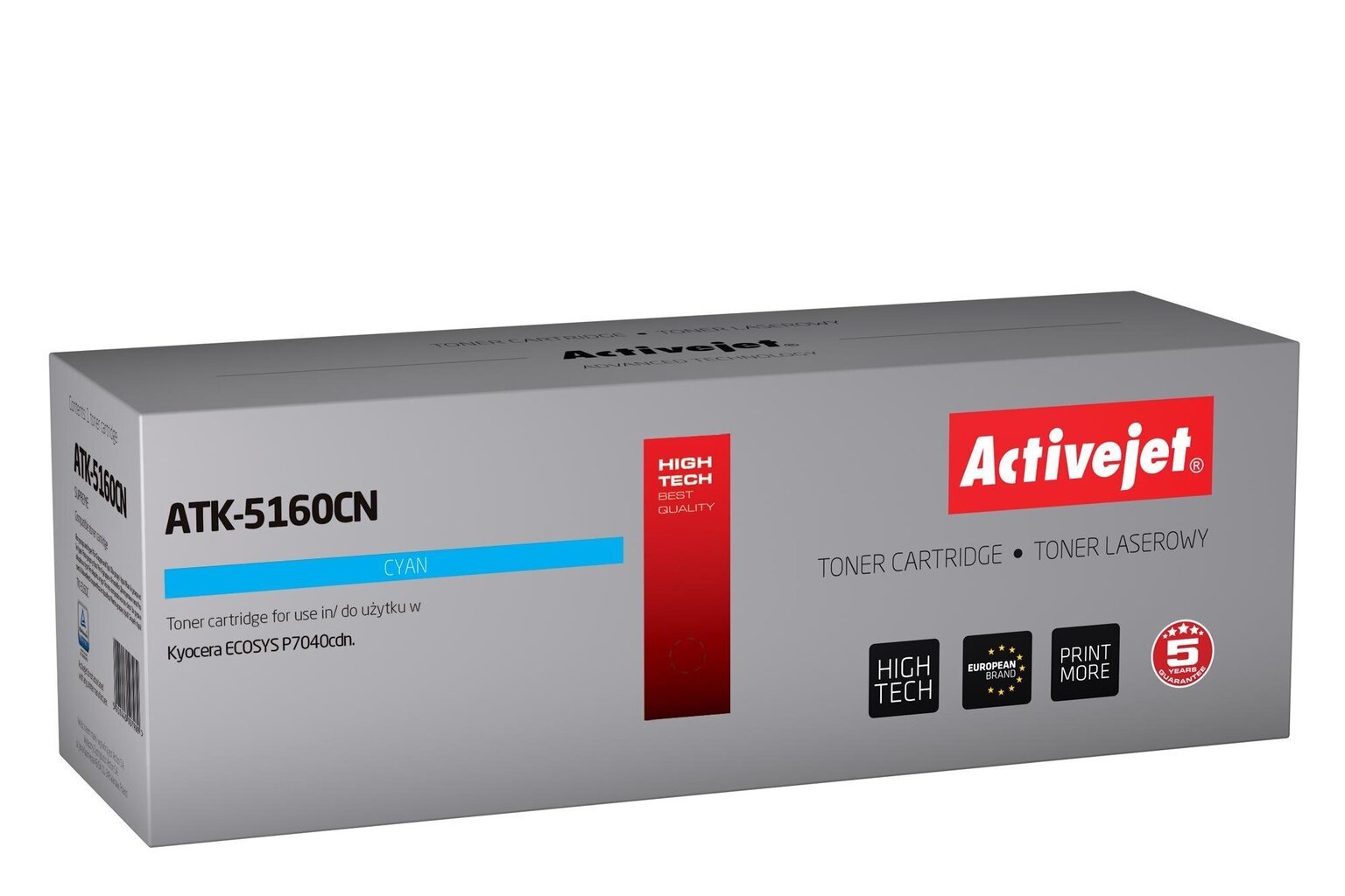 Activejet toner do Kyocera TK-5160C new ATK-5160CN hinta ja tiedot | Laserkasetit | hobbyhall.fi