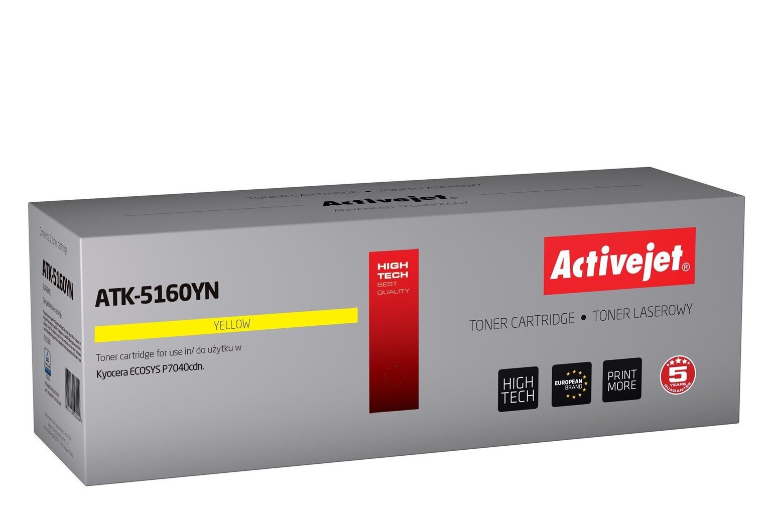 Activejet toner do Kyocera TK-5160Y new ATK-5160YN hinta ja tiedot | Laserkasetit | hobbyhall.fi