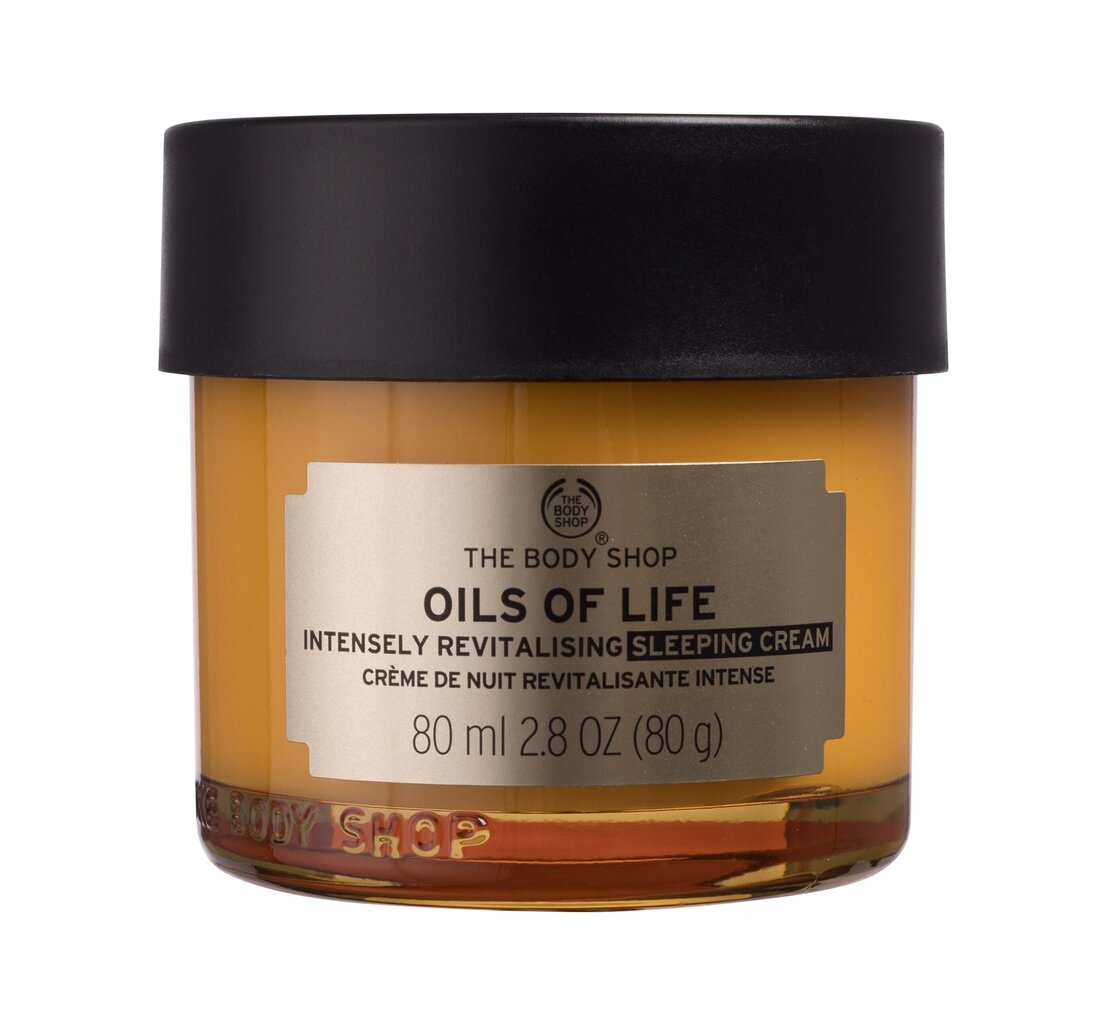 The Body Shop Oils of Life™ -yövoide 80 ml hinta ja tiedot | Kasvovoiteet | hobbyhall.fi