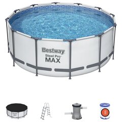 Bestway Steel Pro uima-allas kehyksellä, 366x122 cm, 10250 l 5w1 hinta ja tiedot | Uima-altaat | hobbyhall.fi