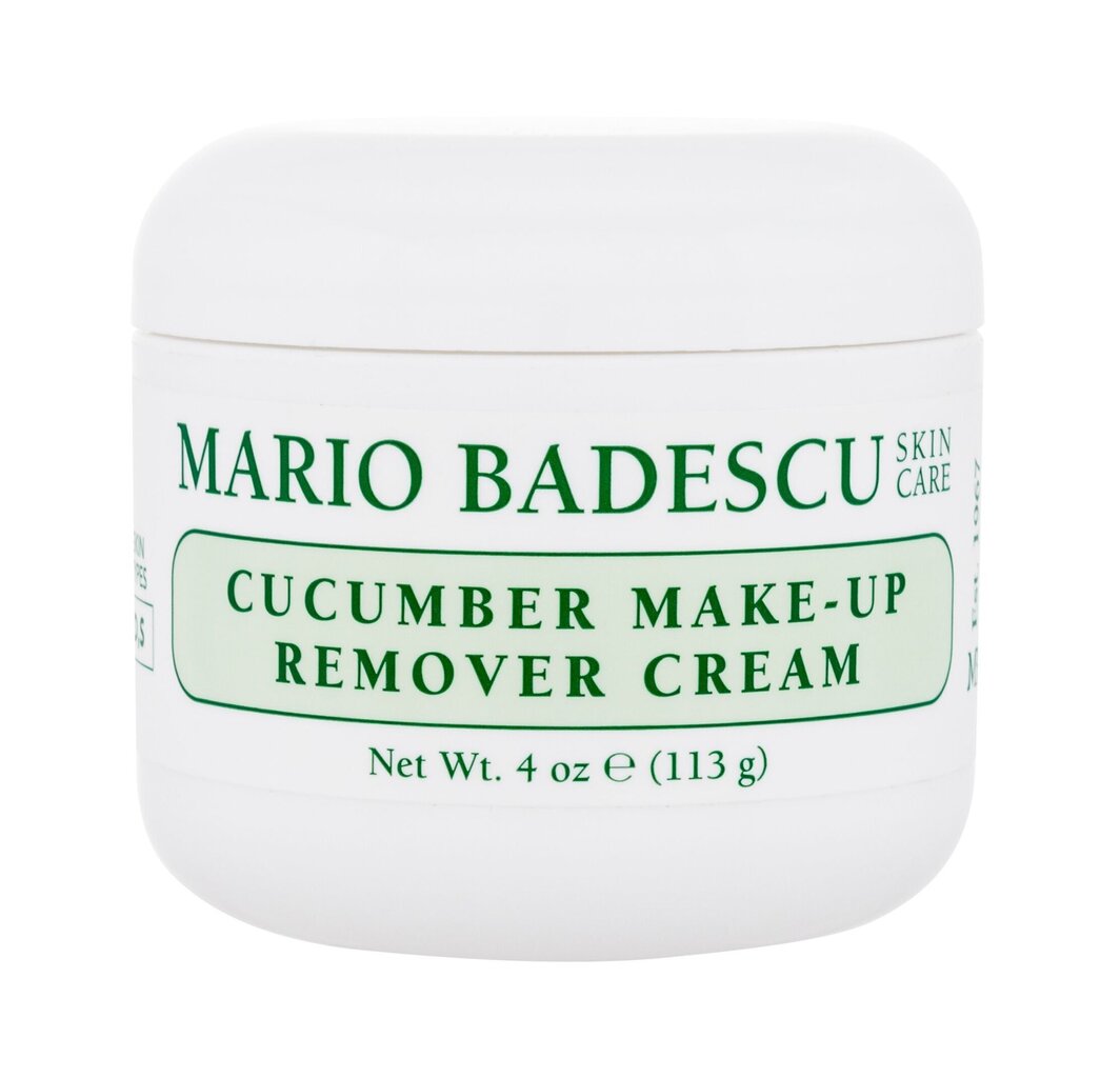 Mario Badescu Cucumber voidemainen meikinpoistoaine 113 g hinta ja tiedot | Kasvojen puhdistusaineet | hobbyhall.fi