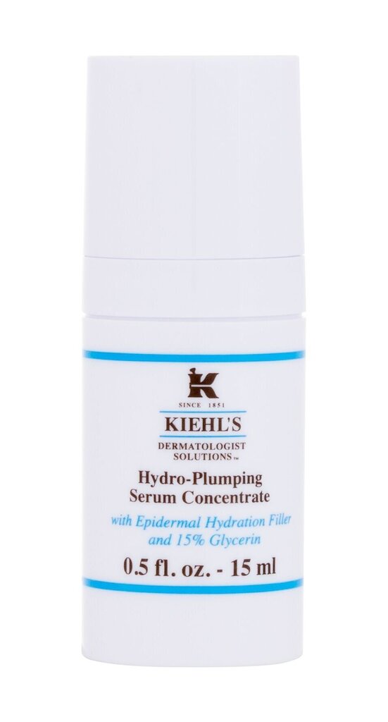 Kiehl's Hydro Plumping kasvoseerumi 15 ml hinta ja tiedot | Kasvoöljyt ja seerumit | hobbyhall.fi