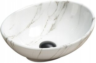 Lavuaari Mexen Elza, valkoinen marmori 3 hinta ja tiedot | Pesualtaat | hobbyhall.fi