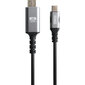 YENKEE, 3.1 (Gen 2) USB A - HDMI 4K/60Hz, 1.5m, alumiinikotelo, harmaa/musta hinta ja tiedot | Puhelinkaapelit | hobbyhall.fi