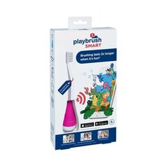 Playbrush Smart hammasharjateline, vaaleanpunainen, yli 3-vuotiaille lapsille hinta ja tiedot | Sähköhammasharjat | hobbyhall.fi