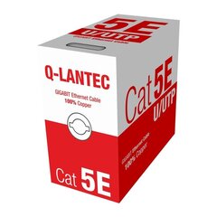 Kaapeli Q-LANTEC UTP 4PR kat.5e PVC 305m hinta ja tiedot | A-Lan Kodinkoneet ja kodinelektroniikka | hobbyhall.fi