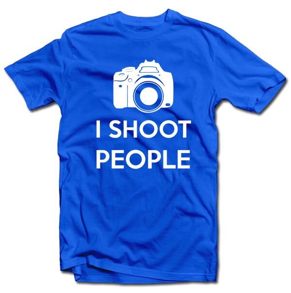 Miesten T-paita, I shoot People hinta ja tiedot | Hauskat t-paidat | hobbyhall.fi