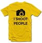 Miesten T-paita, I shoot People hinta ja tiedot | Hauskat t-paidat | hobbyhall.fi