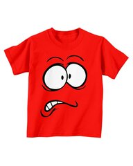 Lasten T-paita, Scared Face hinta ja tiedot | Hauskat t-paidat | hobbyhall.fi