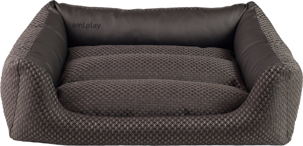 Lemmikin peti Amiplay sohva ZipClean 4 in 1 Morgan, L, musta hinta ja tiedot | Pedit ja pesät | hobbyhall.fi