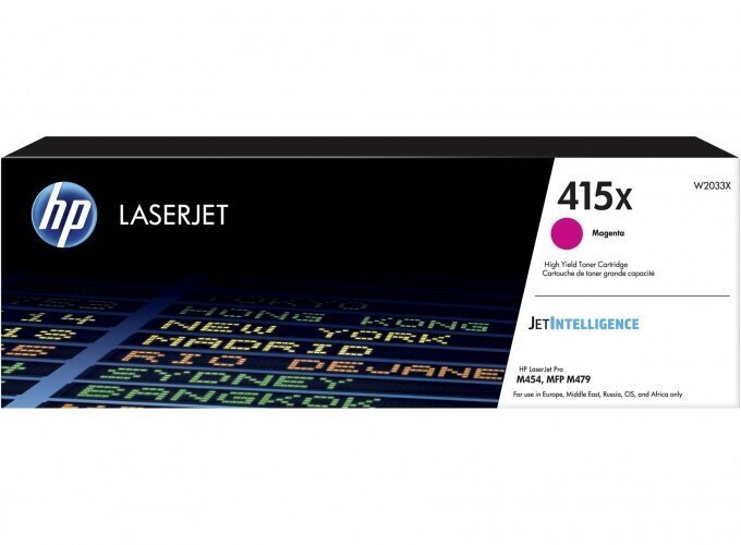 HP 415X Magenta LaserJet Toner Cartridge hinta ja tiedot | Laserkasetit | hobbyhall.fi