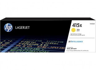 HP 415X Yellow LaserJet Toner Cartridge hinta ja tiedot | Laserkasetit | hobbyhall.fi