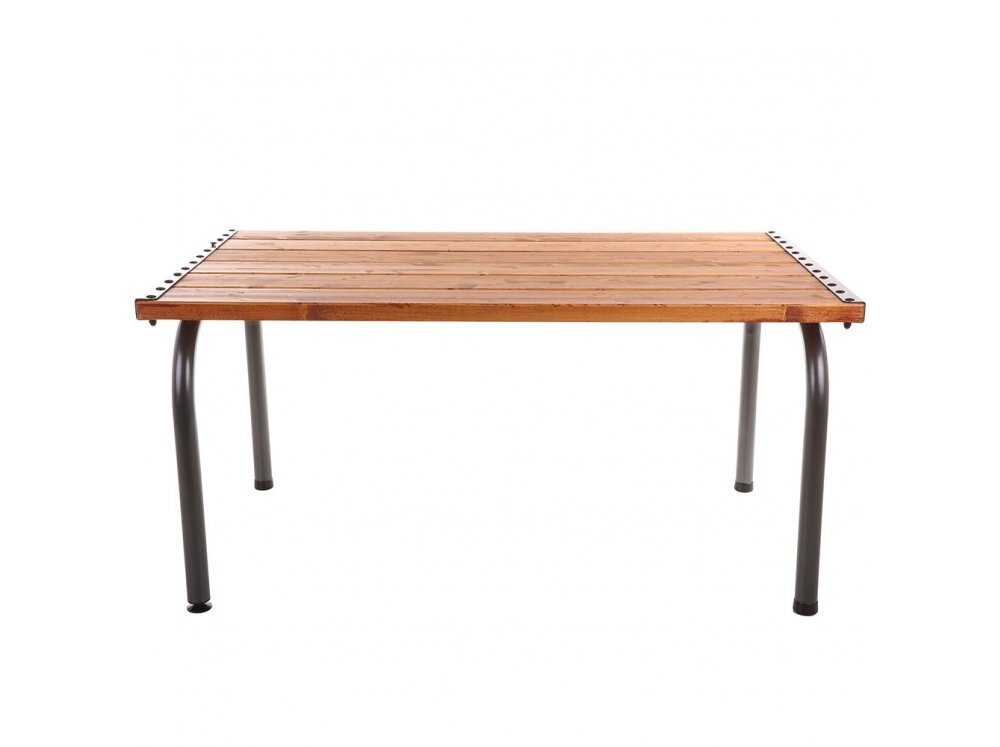 Pöytä Patio Park Lux 151 cm, ruskea / harmaa hinta ja tiedot | Puutarhapöydät | hobbyhall.fi