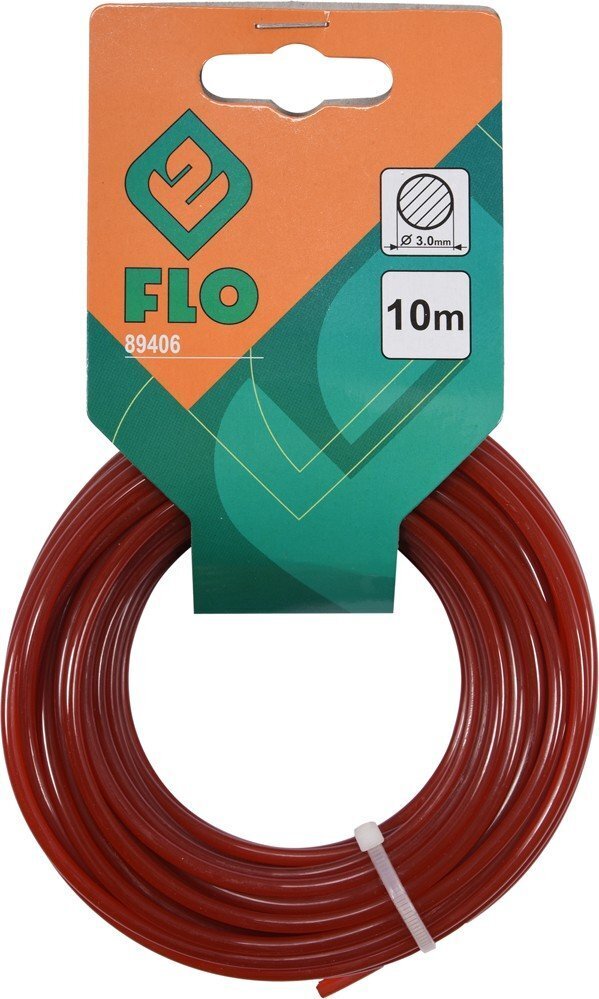 Leikkuupalkki (pyöreä) Flo d-3.0mm x 10m (89406) hinta ja tiedot | Puutarhatyökalujen tarvikkeet | hobbyhall.fi