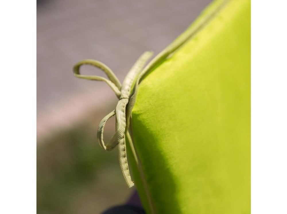 Tyynysetti puutarhakeinuun tai istuinpenkkiin Patio Girona, vaaleanvihreä hinta ja tiedot | Istuintyynyt, pehmusteet ja päälliset | hobbyhall.fi