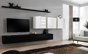 Switch VIII -huonekalusetti, valkoinen hinta ja tiedot | TV- ja mediakalusteet | hobbyhall.fi