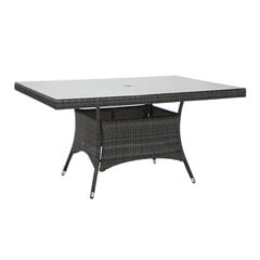 Pöytä Wicker, ruskea hinta ja tiedot | Puutarhapöydät | hobbyhall.fi