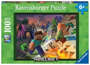 Ravensburger palapeli 100 kpl Minecraft hirviöitä hinta ja tiedot | Ravensburger Lapset | hobbyhall.fi
