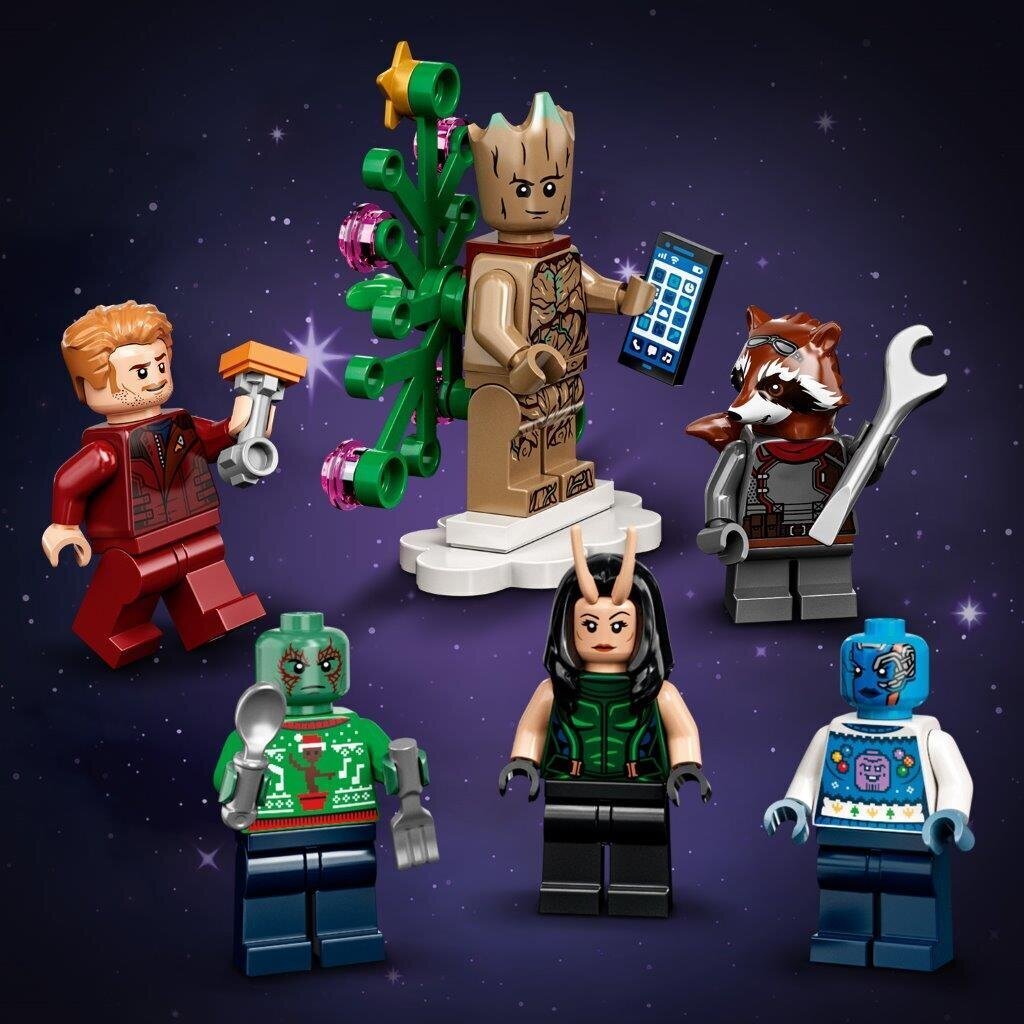 76231 LEGO® Marvel Super Heroes Guardians of Galaxy Joulukalenteri hinta ja tiedot | LEGOT ja rakennuslelut | hobbyhall.fi