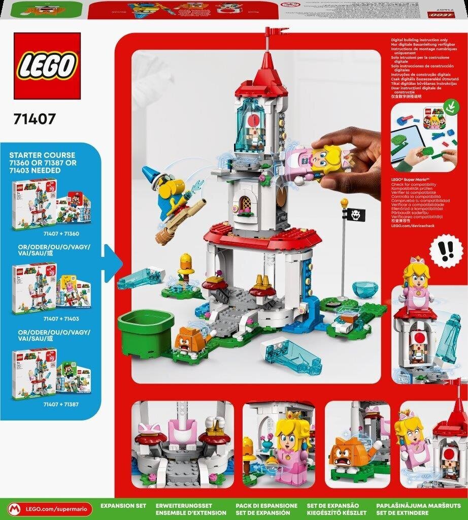 71407 LEGO® Super Mario Peachin kissapuku ja jäätorni ‑laajennussarja hinta ja tiedot | LEGOT ja rakennuslelut | hobbyhall.fi