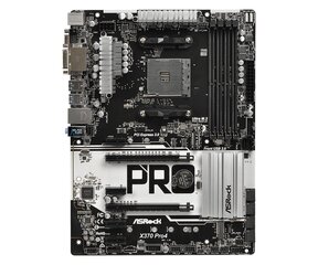 ASRock X370 PRO4 -emolevy, AMD A Series, AM4 socket, DDR4 RAM, ATX hinta ja tiedot | Emolevyt | hobbyhall.fi